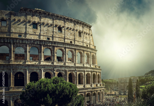 One of the most popular travel place in world - Roman Coliseum.