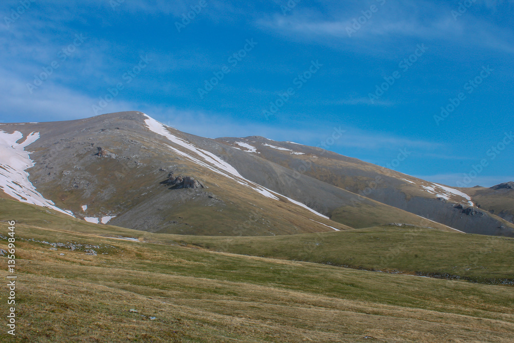 Caucasus ,Spring, mountain ,Russia, panorama , height ,mountain range ,snow ,landscapes ,,journey ,outdoors  