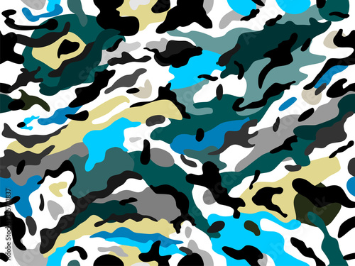 Seamless vector camouflage print.