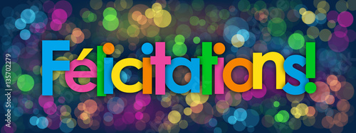 Carte FELICITATIONS ! 