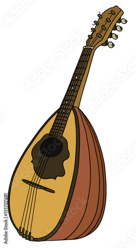 Old portugal mandolin