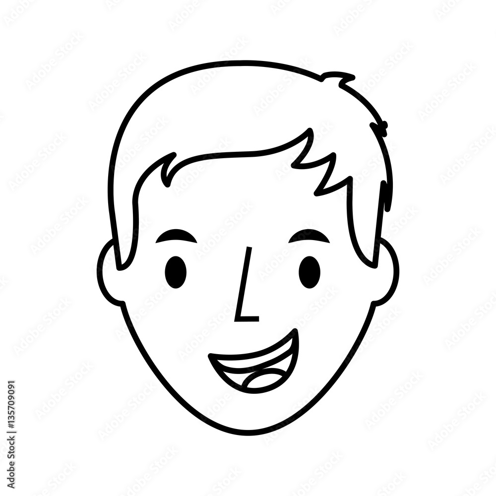 young man avatar character vector illustration design young man avatar character vector illustration design