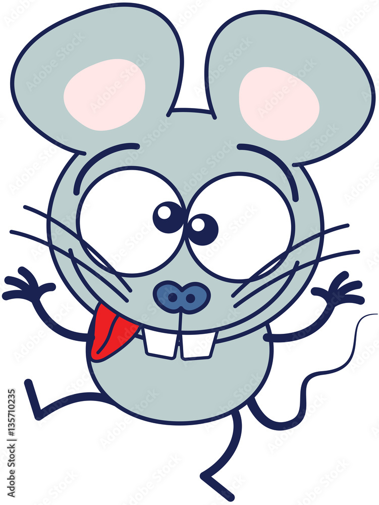 Cartoon Mouse on White – Dreamy Designs by Trudy