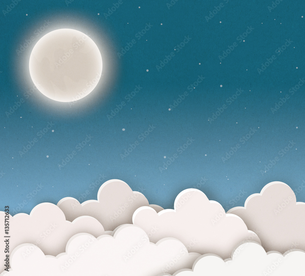 Moon paper background Moon paper background