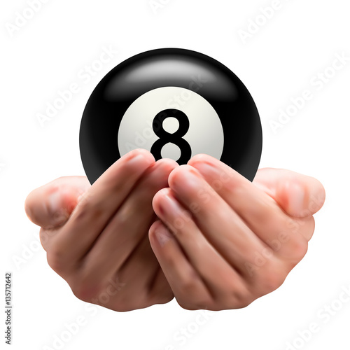 hands holding ball