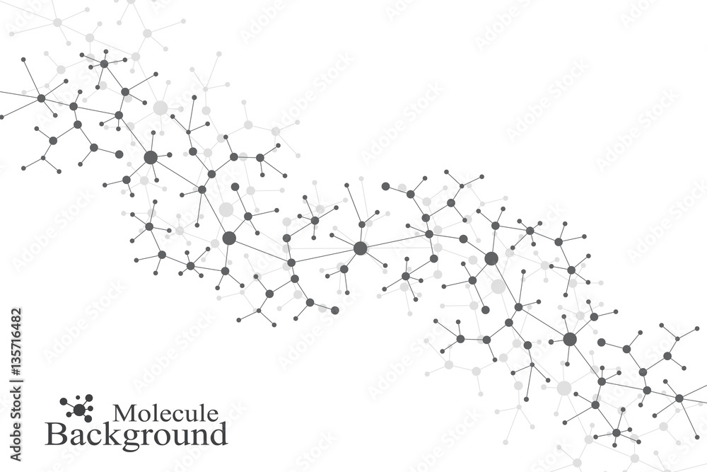 Modern Structure Molecule DNA. Atom. Molecule and communication background for medicine, science, technology, chemistry. Medical scientific backdrop. Lines plexus. Card surface, vector illustration. Modern Structure Molecule DNA. Atom. Molecule and communication background for medicine, science, technology, chemistry. Medical scientific backdrop. Lines plexus. Card surface, vector illustration.