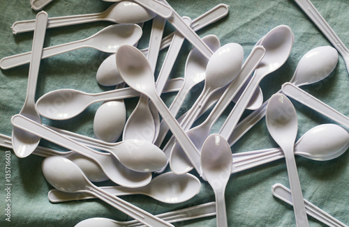 plastic spoons photo