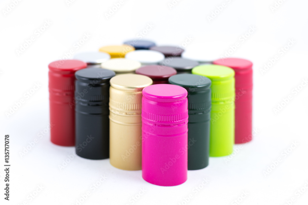 cápsulas de vino de colores cápsulas de vino de colores