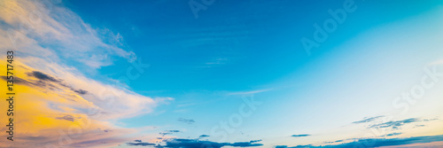 clouds at sunset