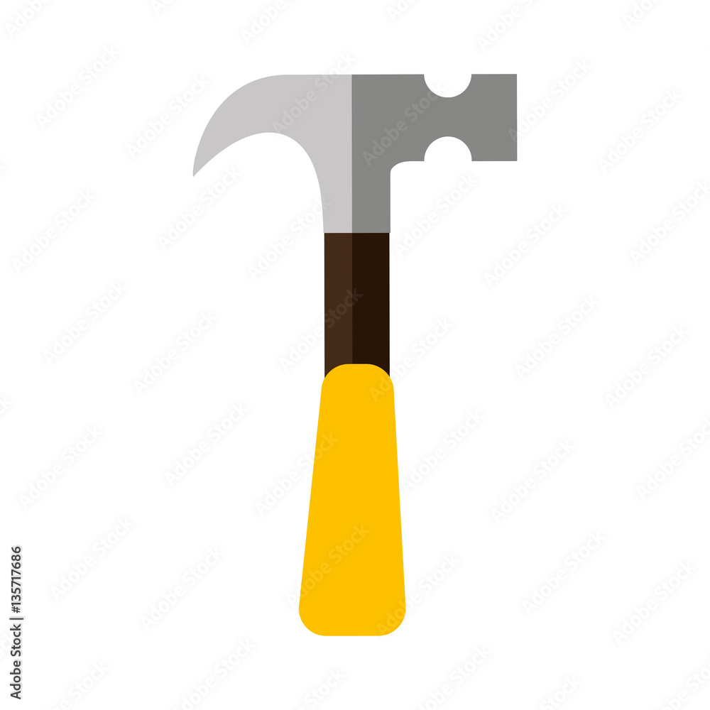 hammer tool isolated icon vector illustration design hammer tool isolated icon vector illustration design