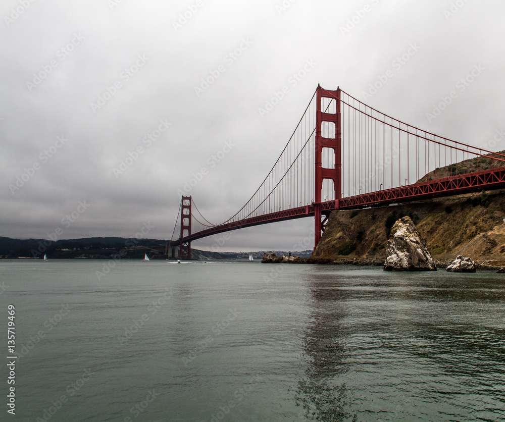 Obraz premium San Francisco Bay Bridge