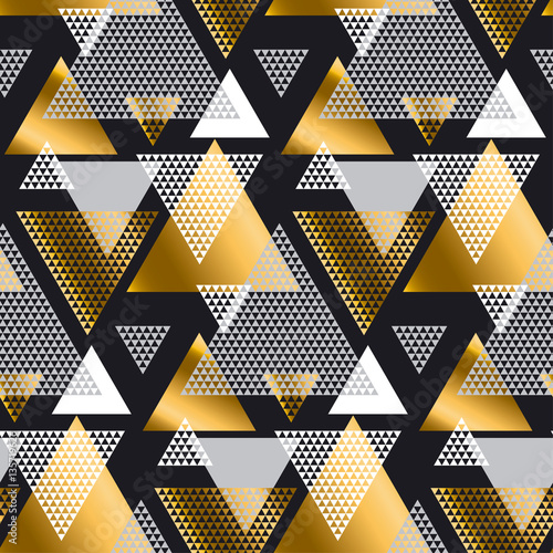 Gold and black color creati...