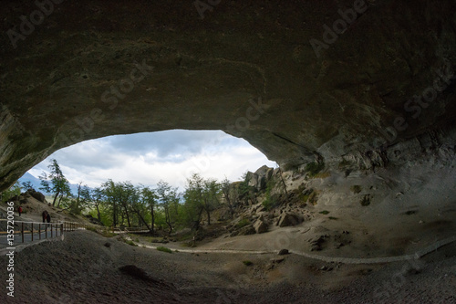Milodon Cave, Torres Del Paine Nationalpark, Chile Patagonia