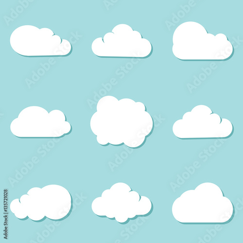 Illustration of clouds