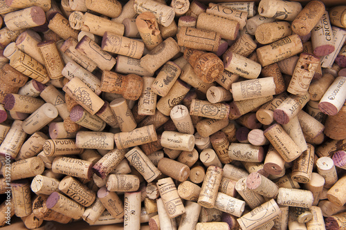 Natural corks for bottles  photo