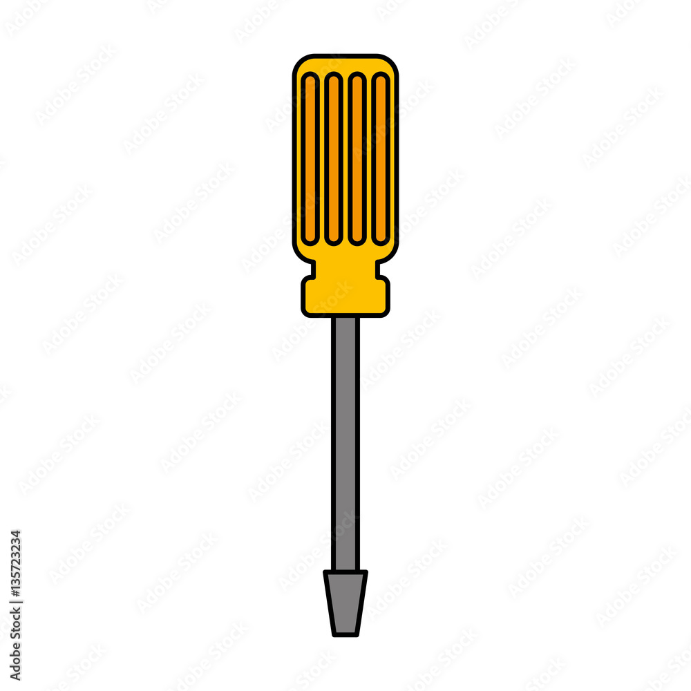 screwdriver tool isolated icon vector illustration design screwdriver tool isolated icon vector illustration design