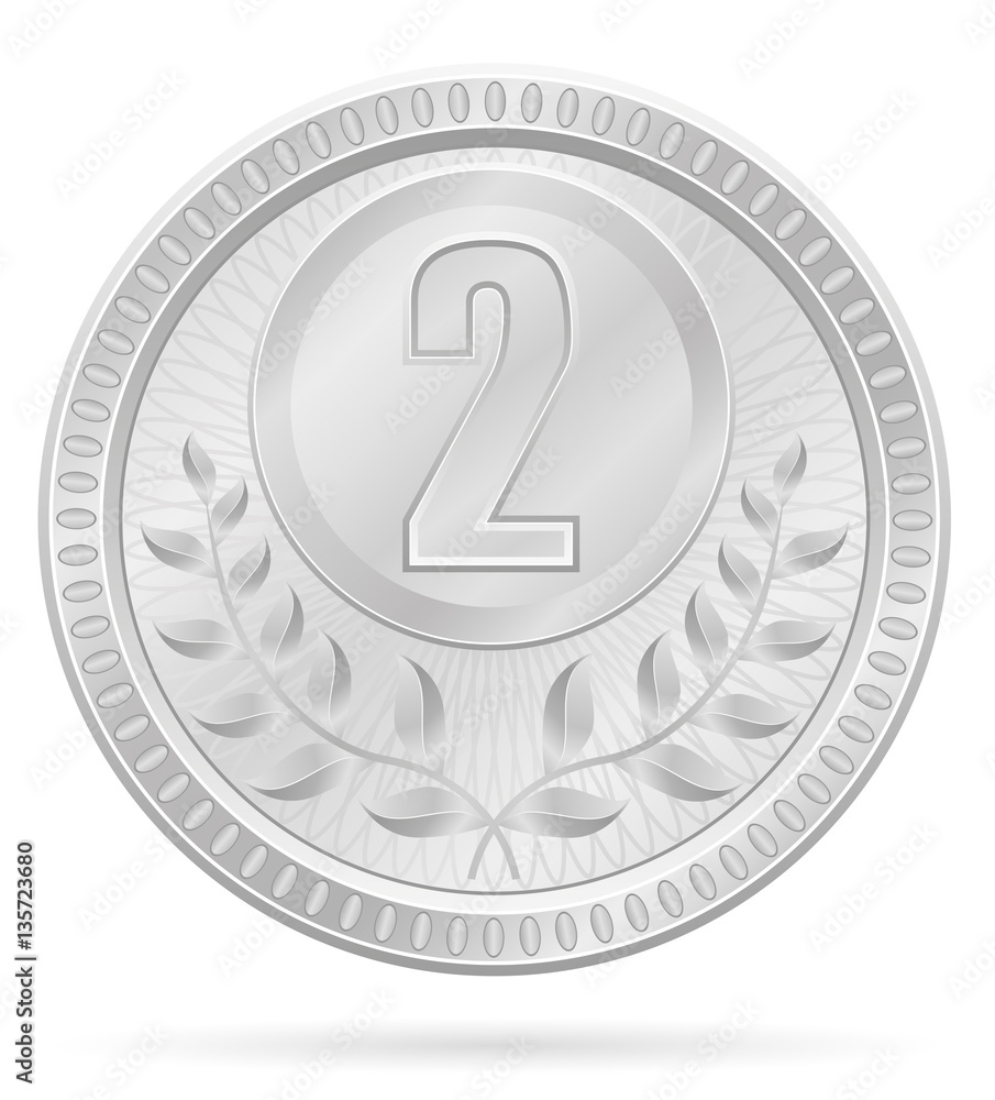 medal winner sport silver stock vector illustration medal winner sport silver stock vector illustration