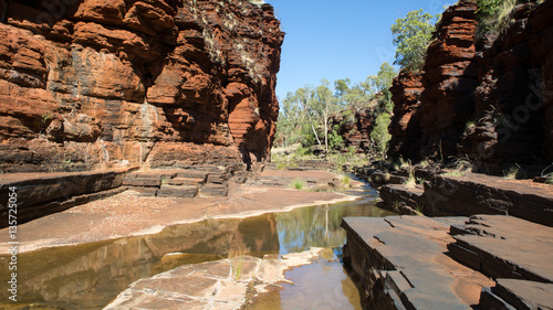 Outback Australia: Creek in Kalamina Gorge, Karijini NP, WA photo