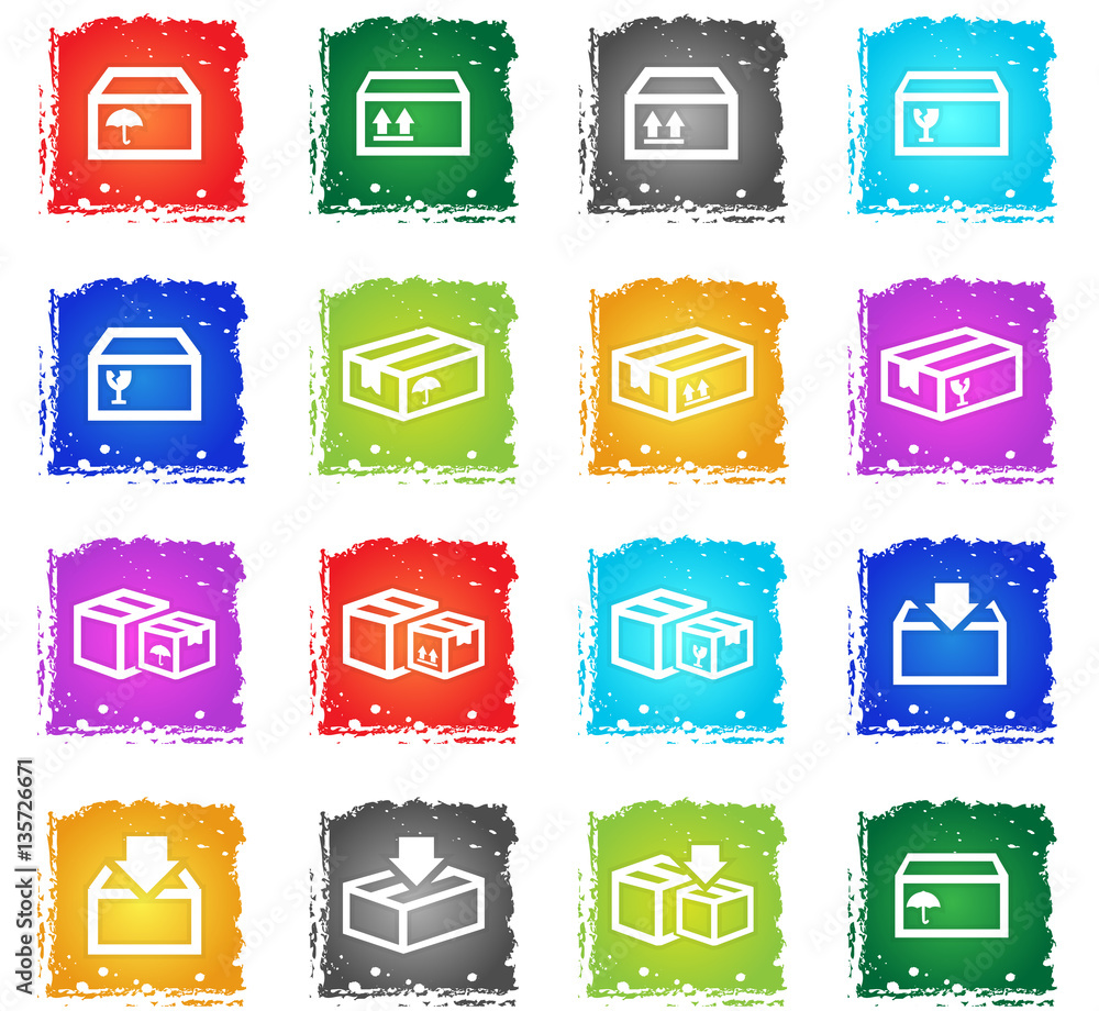 box icon set box icon set