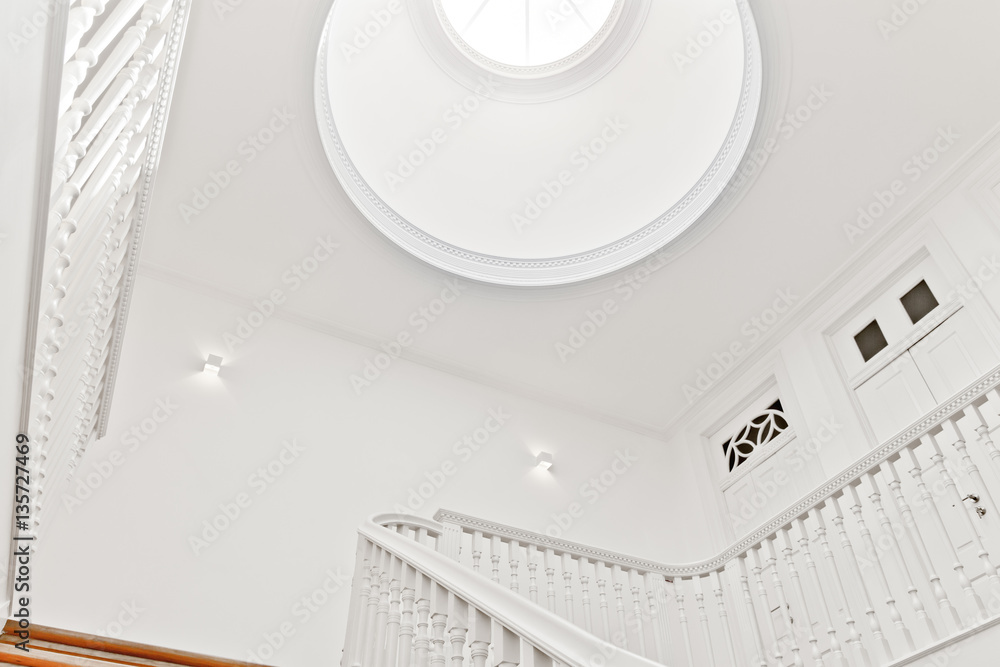 Fototapeta premium Beautiful Stairwell Skylight