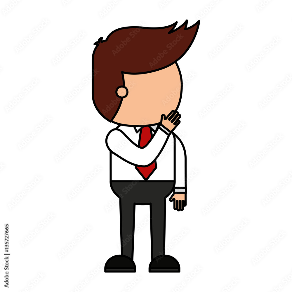businessman funny character icon vector illustration design businessman funny character icon vector illustration design