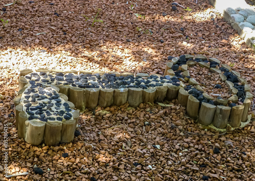 Принти на полотні St. Peter Key in Church of Mount of Beatitudes, Israel