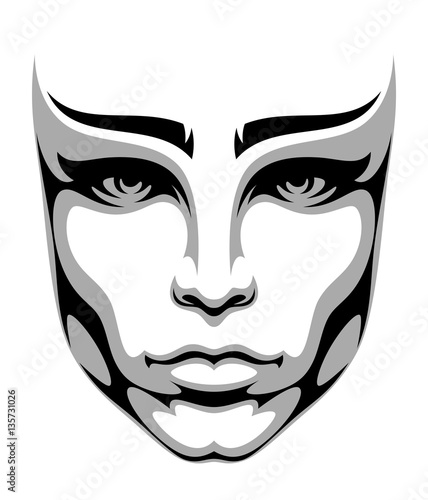 Woman face
