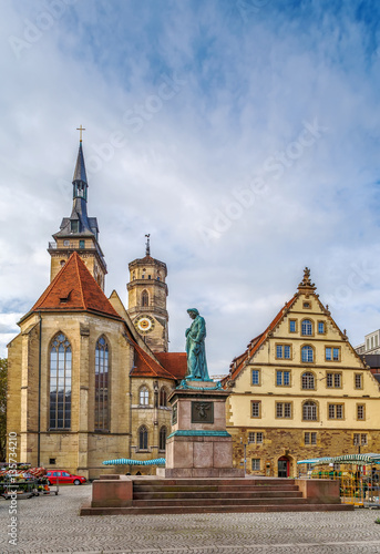 Schillerplatz square, Stuttgart, Germany