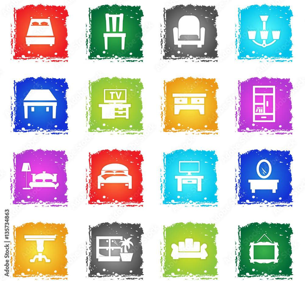 furniture icon set furniture icon set