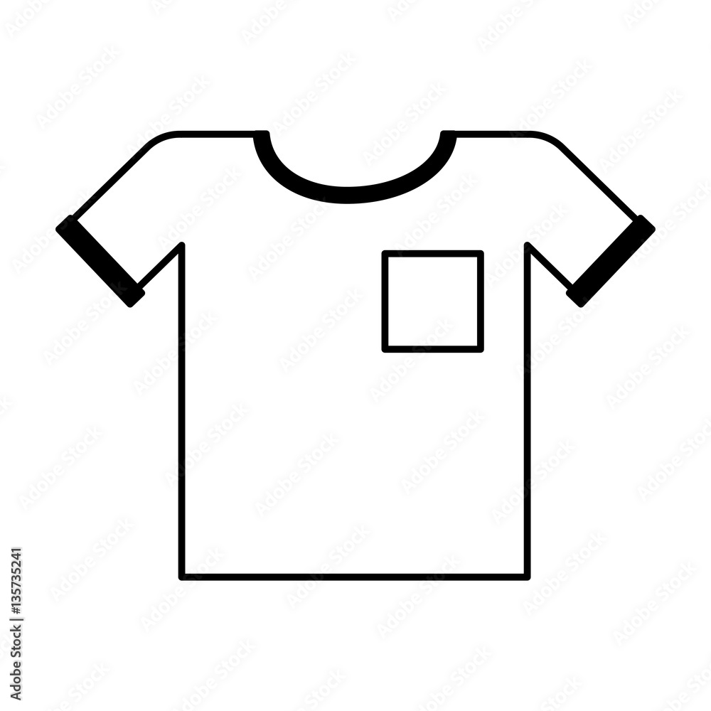 shirt clothes isolated icon vector illustration design shirt clothes isolated icon vector illustration design