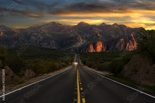 Fotografie Sunset Highway