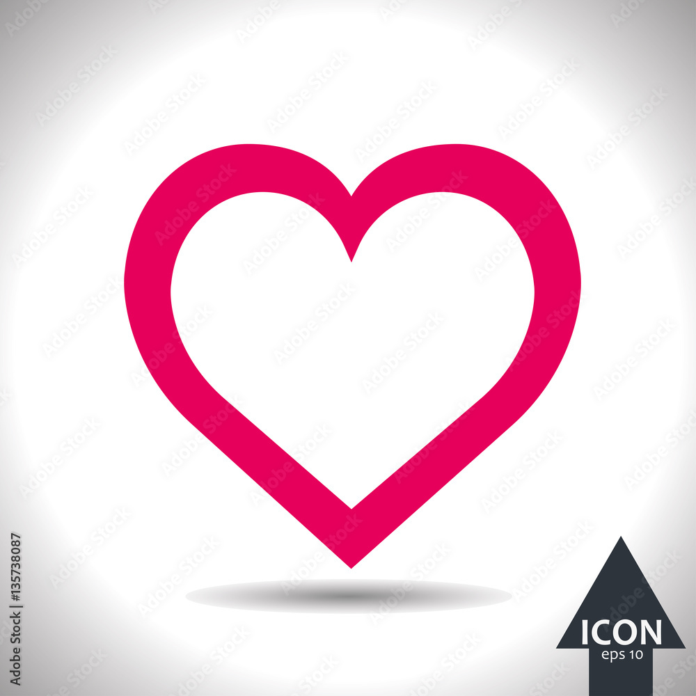 Vector love icon. Vector, illustration, eps10. Vector love icon. Vector, illustration, eps10.