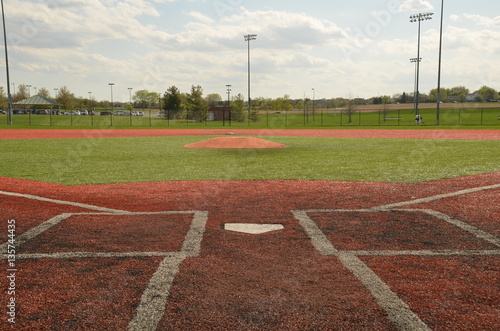 baseball field, home plate