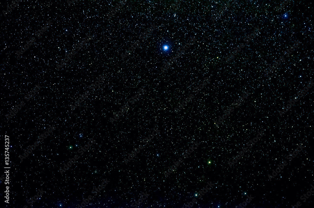 Obraz premium Stars and galaxy outer space sky night universe background 