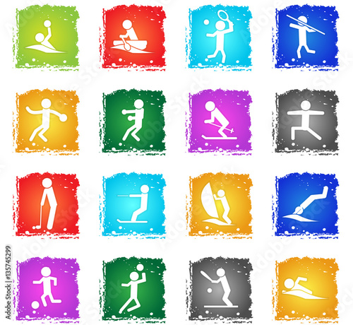 sport icon set