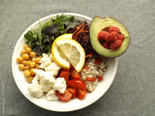 Buddha Bowl. The concept of a healthy vegetarian diet