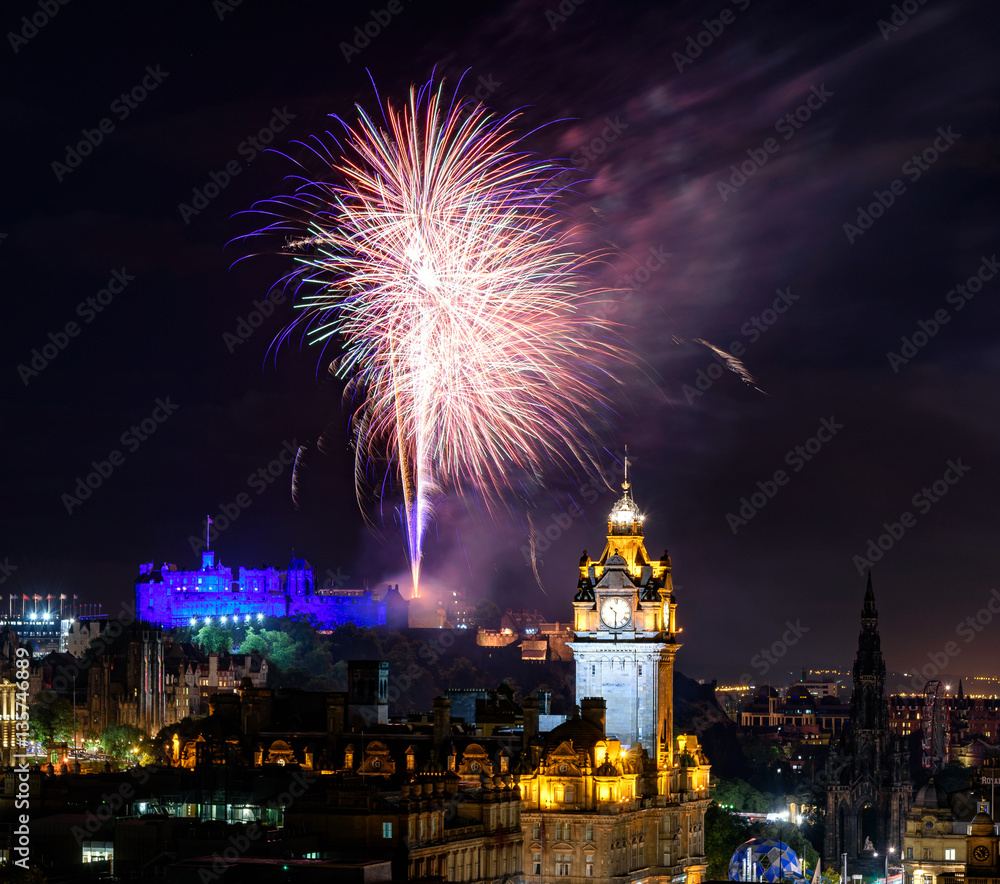 Edinburgh Firework-Scotland UK