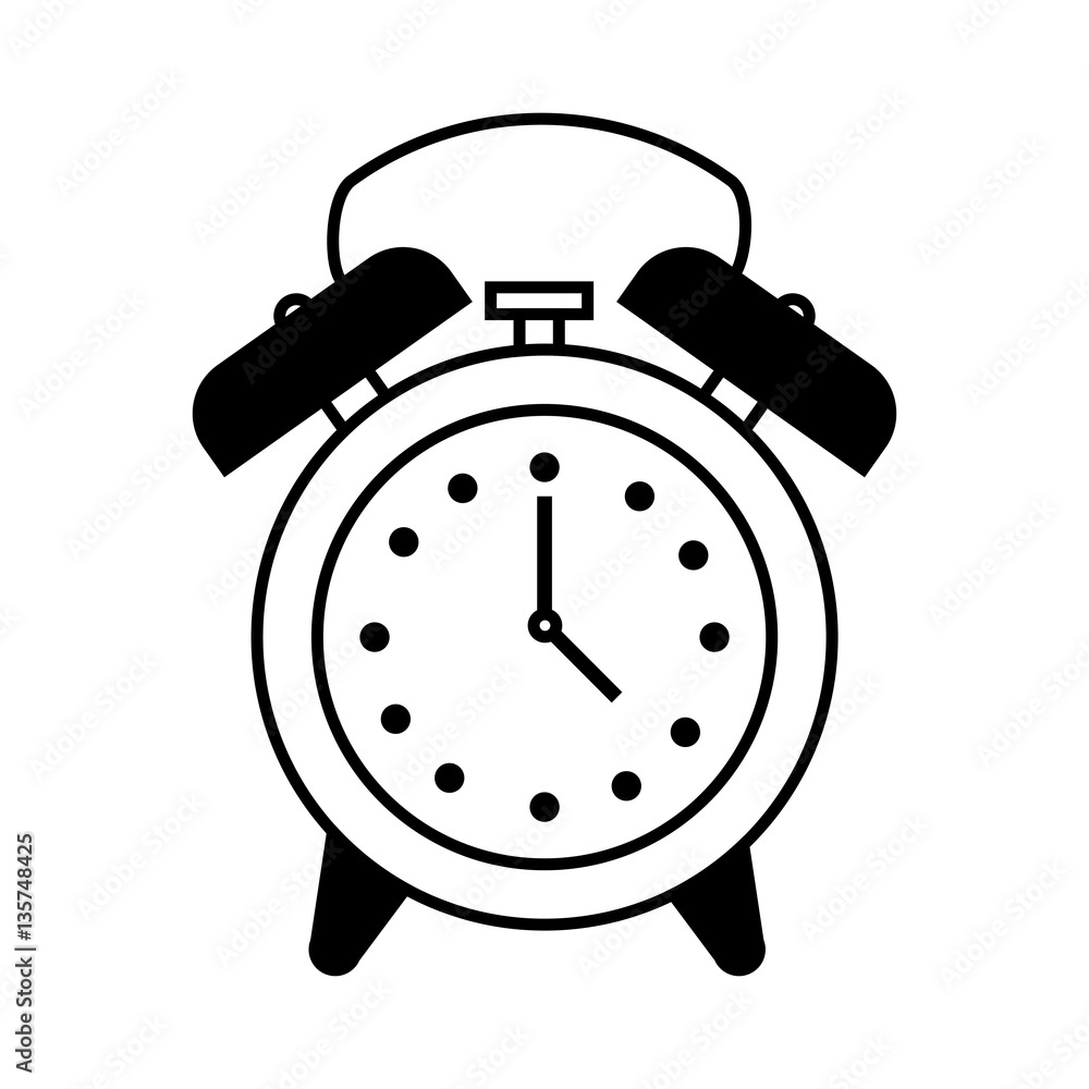 alarm watch isolated icon vector illustration design alarm watch isolated icon vector illustration design