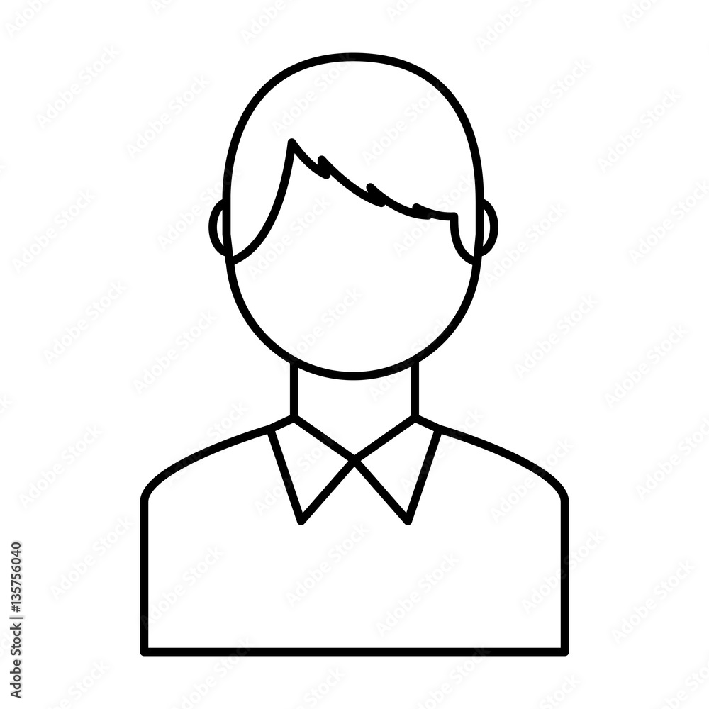 young man avatar character vector illustration design young man avatar character vector illustration design