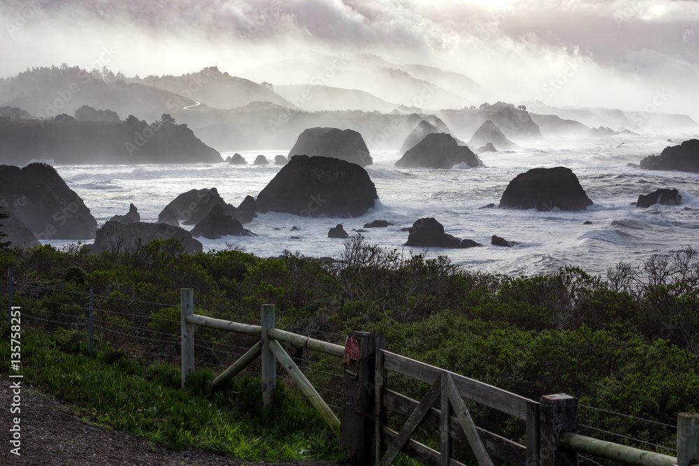 Northern California Rocks Northern California Beach and Rocks Stock Photo | Adobe Stock