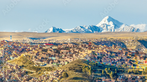 Beautiful houses of La Paz in Bolivia