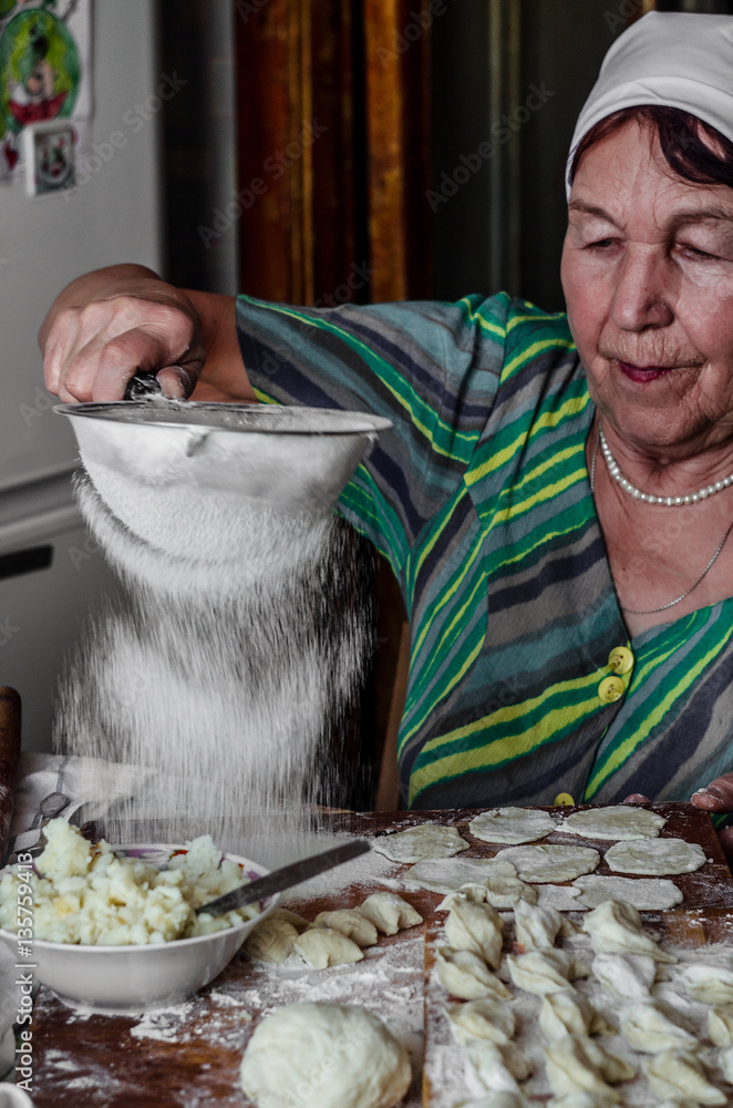 grandmother has been baking Stock Photo | Adobe Stock