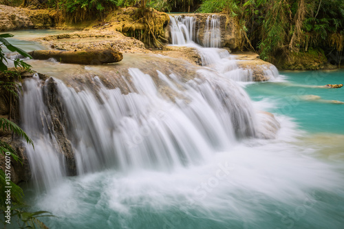 Kuang Si Waterfall  Luang prabang  Laos