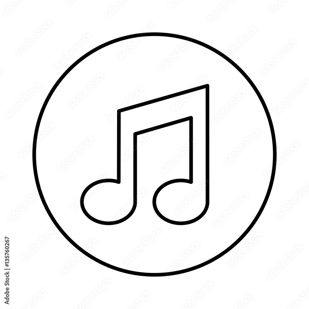 music note isolated icon vector illustration design music note isolated icon vector illustration design