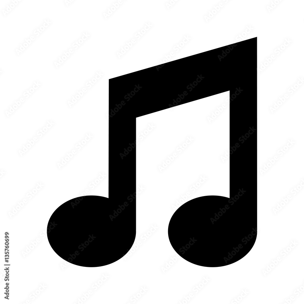music note isolated icon vector illustration design music note isolated icon vector illustration design
