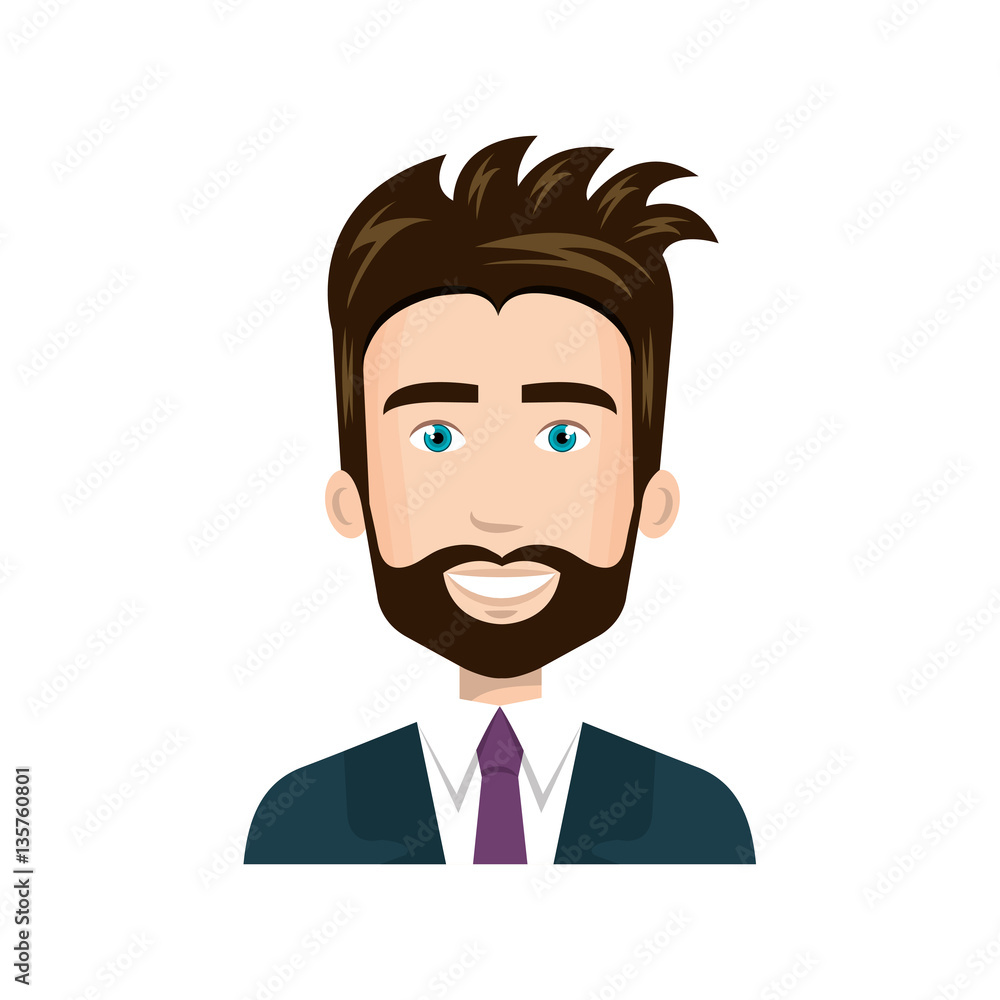 businessman character avatar icon vector illustration design businessman character avatar icon vector illustration design
