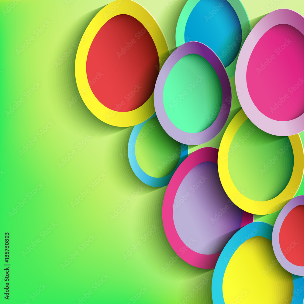 Abstract background with colorful Easter egg Abstract background with colorful Easter egg