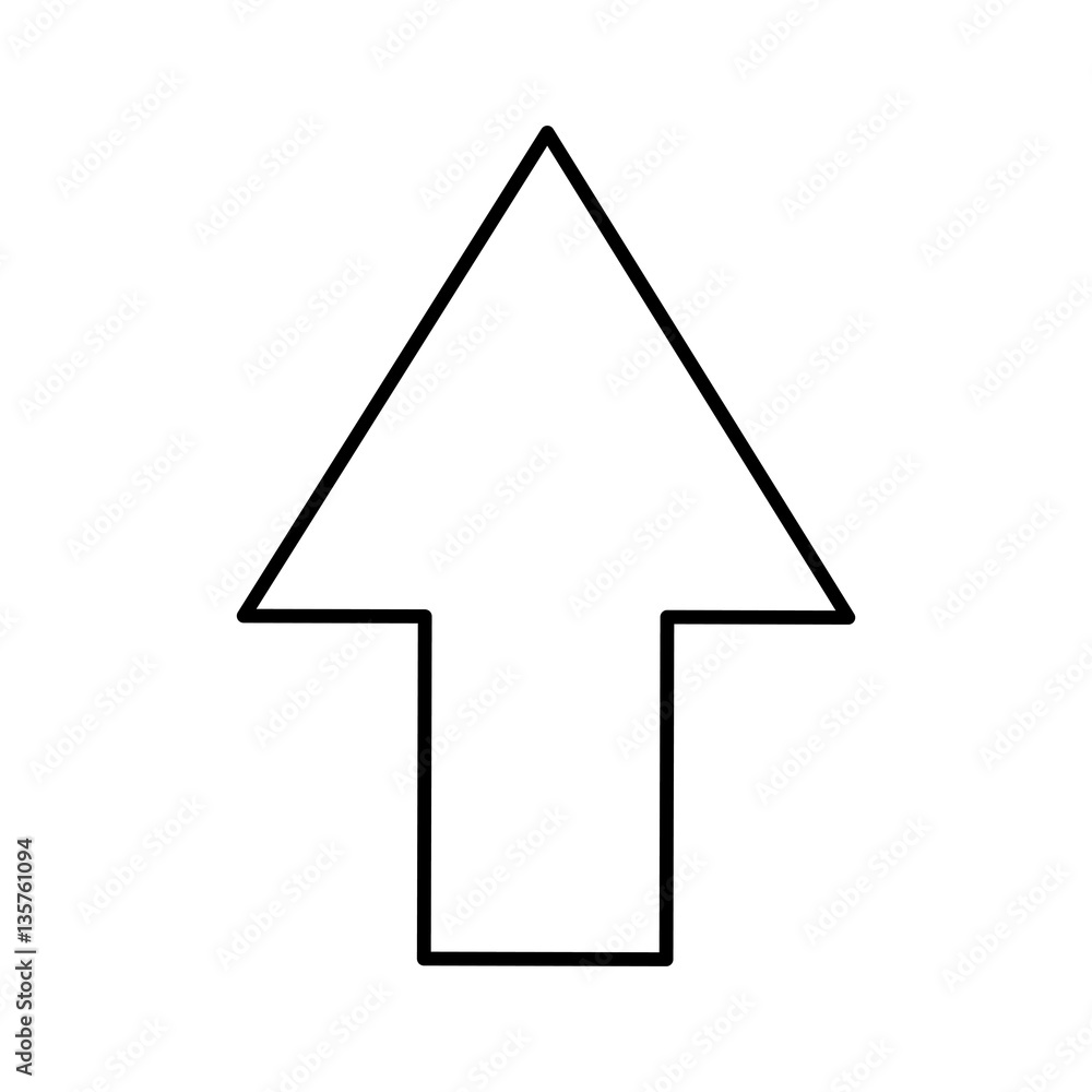 arrow pointer isolated icon vector illustration design arrow pointer isolated icon vector illustration design
