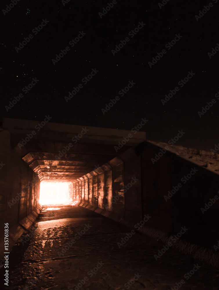 Obraz premium Fire tunnel