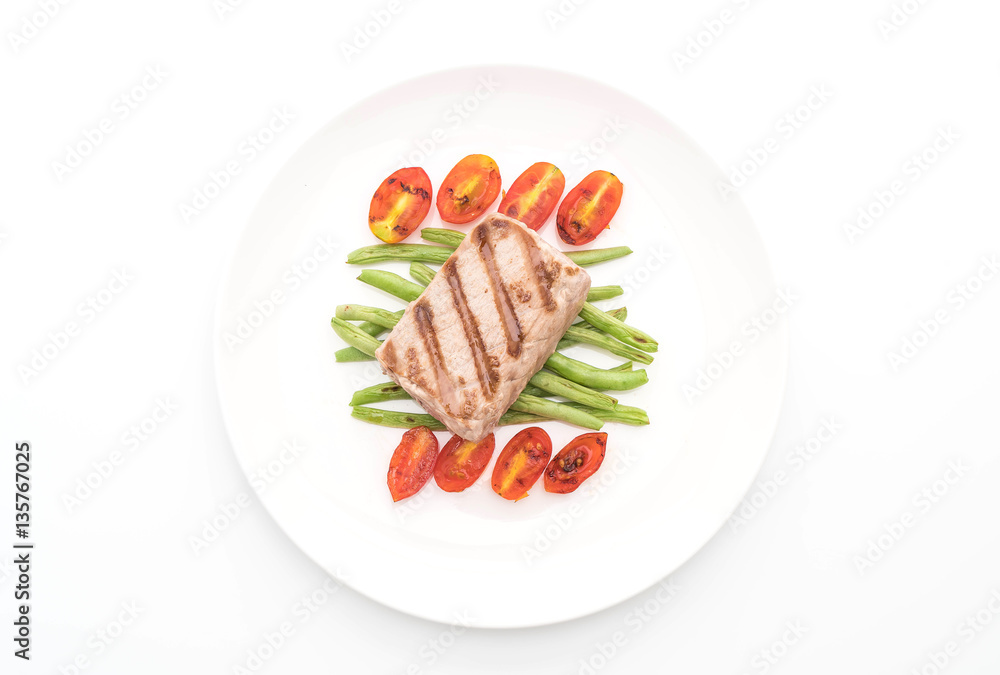 tuna steak with salad tuna steak with salad